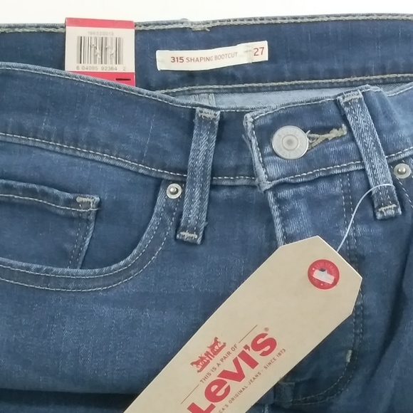 Levi's 315 shaping bootcut women's blue jeans - Picture 7 of 7